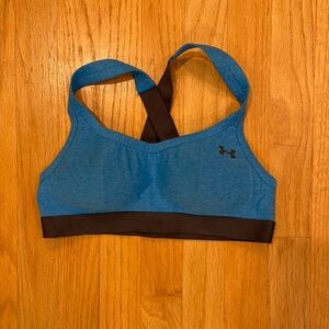 Under armor blue padded sports bra